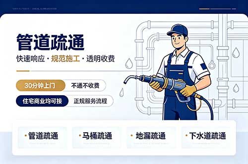 阳江管道疏通