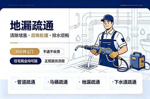 阳江地漏疏通
