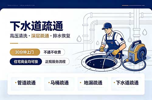 阳江下水道疏通